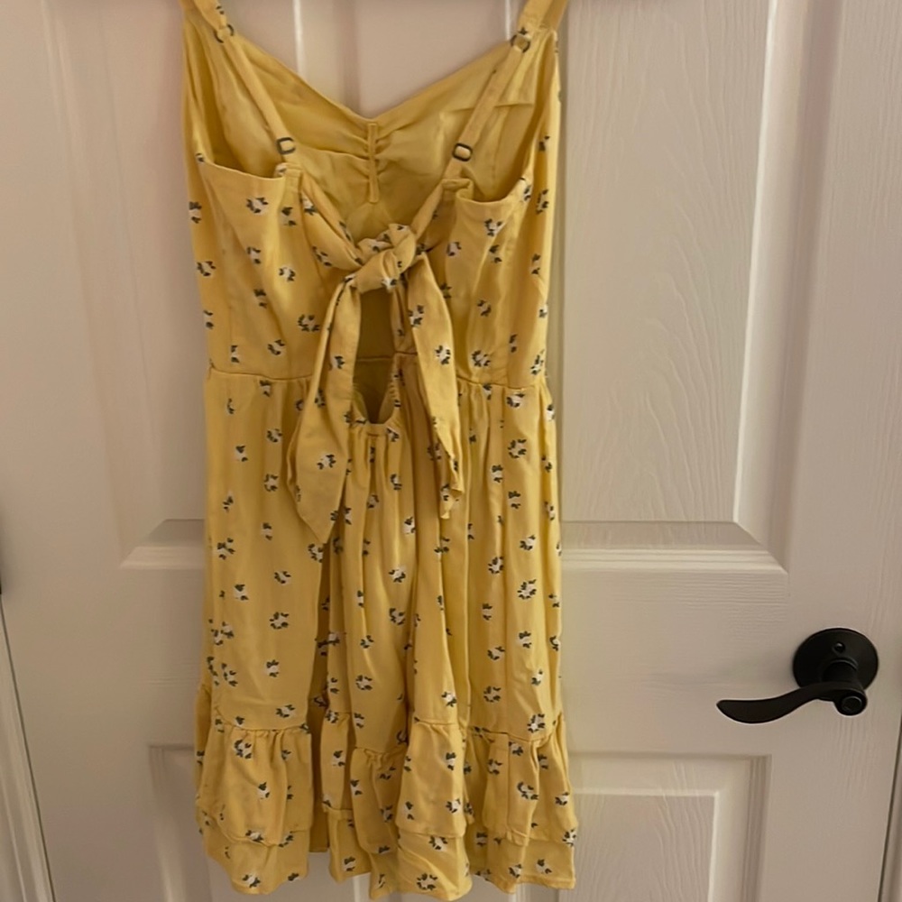 Yellow Hollister Flower Dress